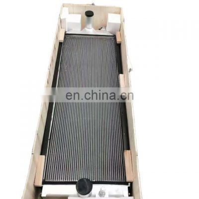 Excavator engine cooling system for E345D water tank radiator