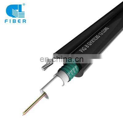 Hot sale Self-supported Aerial Fiber Optical Cable 12 Core Fiber Optic Cable G652d Outdoor Figure 8 Fiber Optical Cable Gyxtc8s