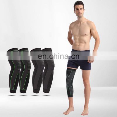 custom large full Leg long sleeve leggings set 2piece compression football basketball long Leg Sleeves