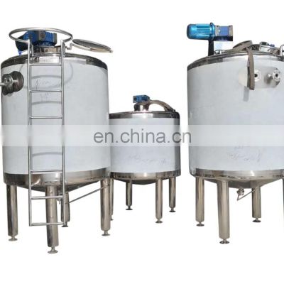 Stainless Steel Steam Jacket Heating Mixing Tank