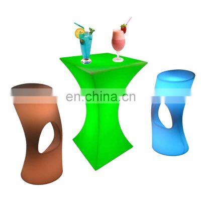 garden lighting outdoor mobile bar funny led cocktail tables plastic color changing waterproof outdoor furniture