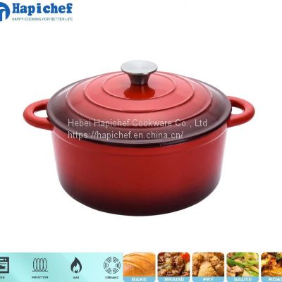 Amazon Hot Selling Kitchenware Cast Iron Casserole Cookware