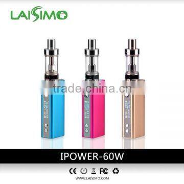 2015 newest laisimo brand ipower 60W mod good survice with temp control TC-MOD