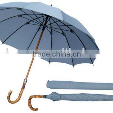 wooden straight umbrella
