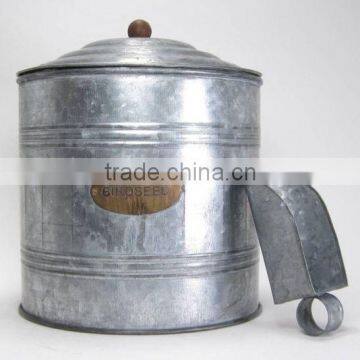 Kitchen Container, Iron Storage Box, Decorative Iron Container