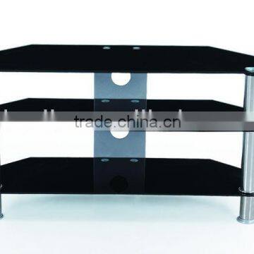 tempered glass tv stands with bookcase made in China