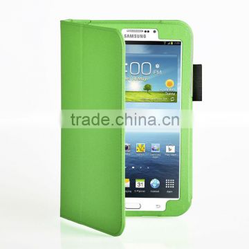 Book Style PU Leather Case For Samsung Tab3 7.0 P3200