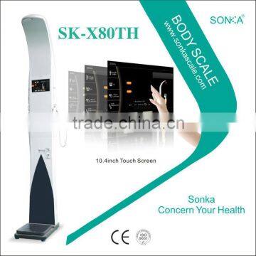 SK-X80th coin automatic height scale with Weighing Service Scale