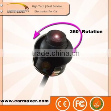 universal security backup installation with 360 degree rotary car rear view camera