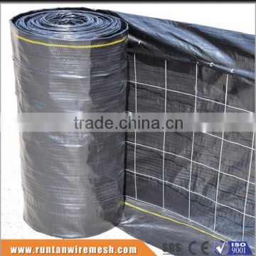 Woven black 14 gauge landscape fabric welded wire mesh and PP landscape fabric silt fence(UV Resistance)