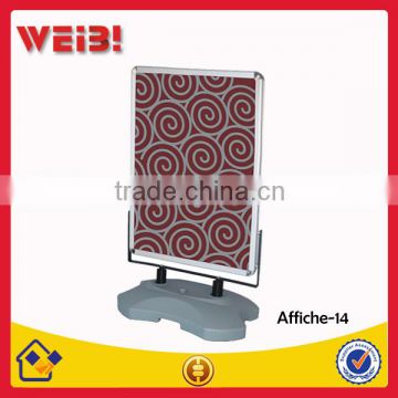 Outdoor Water Tank Based Poster Stand, Sign Stand