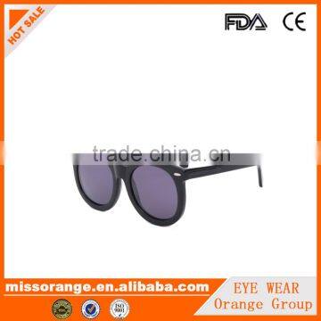 hot sales cheap acetate sunglasses with black frame