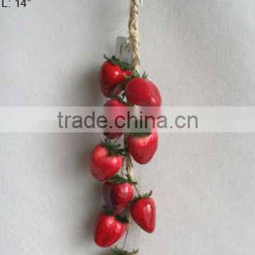 2013 New Artificial Fruits Fake Strawberry 14 inch Artificial Stawberry String