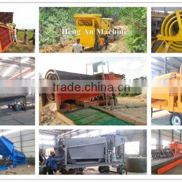 Hot-selling mobile trommel for Ghana gold ore