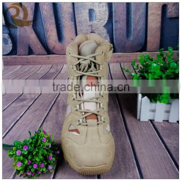 Camouflage military army an-slip hiking boots with lace