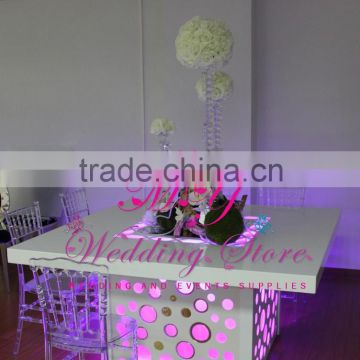 Wood Table for Wedding with Different Design of Panels
