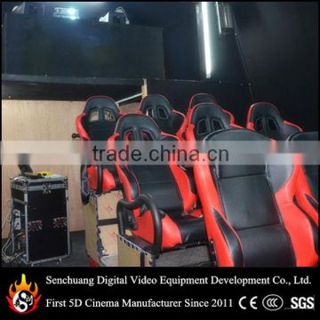 Advanced 4D theater system with 6 DOF hydraulic system