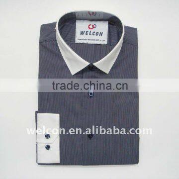 Men's classic shirt, cotton stripe
