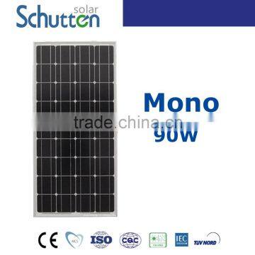 Beautiful appearance! Hot sale! small photovoltaic panel 90w mono solar module