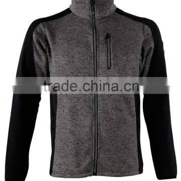 Mens hybrid wave fleece jacket