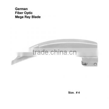 Fiber Optic Laryngoscope German Mega Ray Blade With 4.5 mm Fiber Bundle Size. 4
