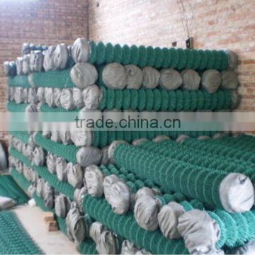 plastic coated chain link fence,pe coted,pvc coated