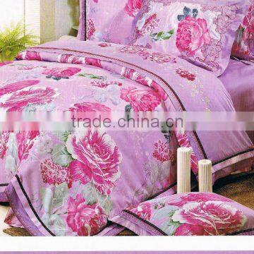 100%Cotton Sateen Jacquard 4pcs Bedding Set