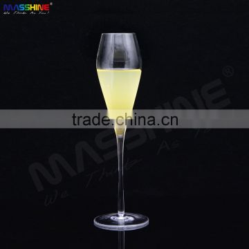 Manufacturer Mouth Blown Elegant Clear Champagne Glass