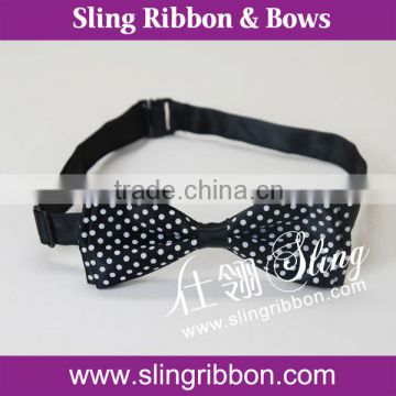 Kids Ribbon Bow Tie Printed Dots