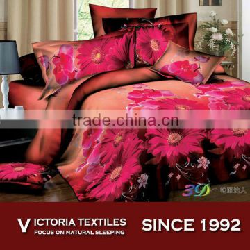 classic luxury floral design 3D bedding sets king quilt set