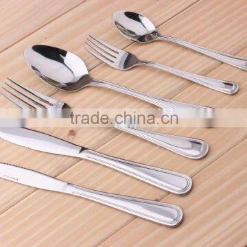 24 PCS Silver Stainless Steel tableware set(KX-S126)