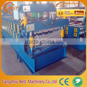 Double Layer Glazing Used Metal Roof Panel Roll Forming Machine