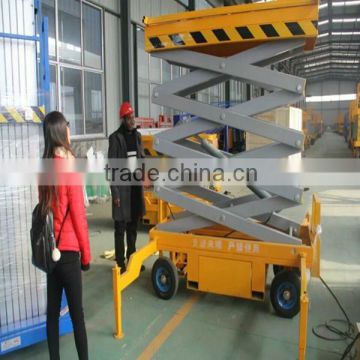 hot sales in South Africa heavy capacity mobile scissor lift tables made in china