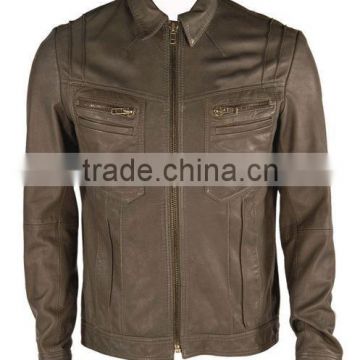 Brown Classic Leather Jacket