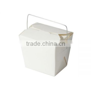 Disposable hot food take out boxes