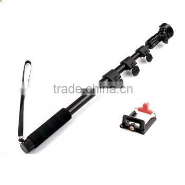 Retractable 48.4-inch Selfie Stick Self Portrait Monopod/Unipod With Clip Phone Holder For Camera Mobilephones