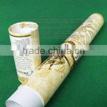 Cute Long Paper Packaging For Products Top Tube Package