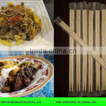 20cm chinese round bamboo chopsticks for fast food