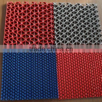 S pvc mat S mat with backing rubber mats with holes