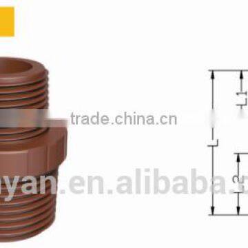 TY High quality PP threaded pipes&fittings REDUCING MALE ADAPTER eco-friendly Cheap Price Full Size factory price list discount