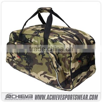 Sublimation custom fashion hockey sports bag with shoe compartment