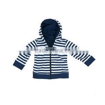 Cotton newest navy stripe children jacket