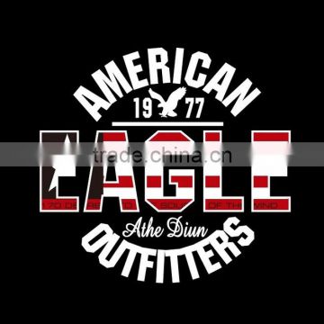God Bless American Eagle Heat Transfer Sticker Custom T-shirt Printing Wholesale