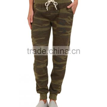 Men french terry jogger pants camouflage trousers cheap wholesale