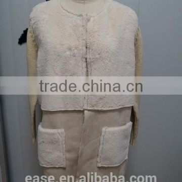 Long sweater coat design 60% Acrylic 30% Wool black button long sleeve women long maxi cardigan