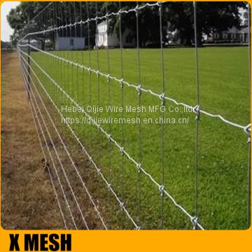2.5mm high tensile strength fixed knot field fence for deer protection