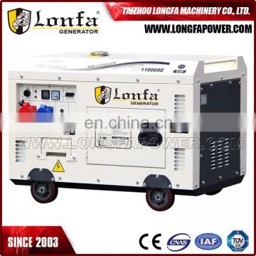 10 kva small low noise Portable soundproof diesel generator low prices