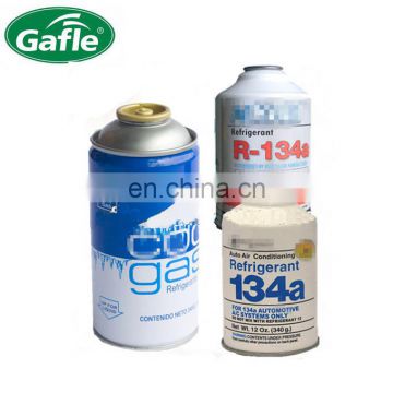 99.9% purity refrigerant gas r134a in small cans for sale