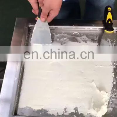 Gold Supplier Commercial Thai Single Round Pan Fried Ice Cream Roll Machine