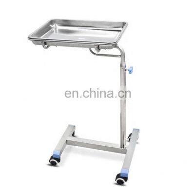 Hospital furniture surgical instrument Stainless Steel Mayo Trolley